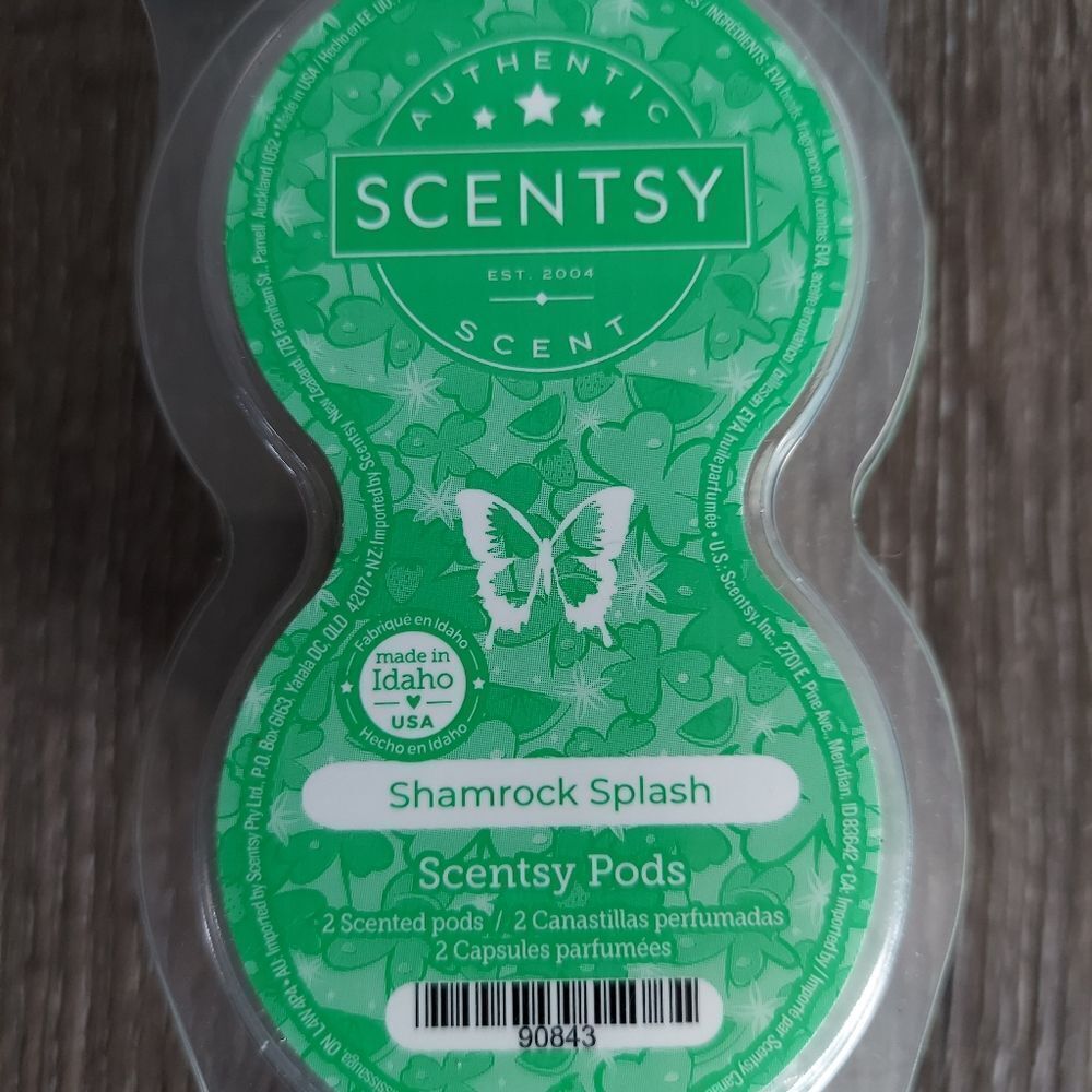 Shamrock Splash Scentsy Pod Twin Pack - New - Picture 3 of 3